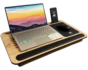 Laptop Stand With Cushion, Lap Desk With Mouse Pad, Laptop Tray