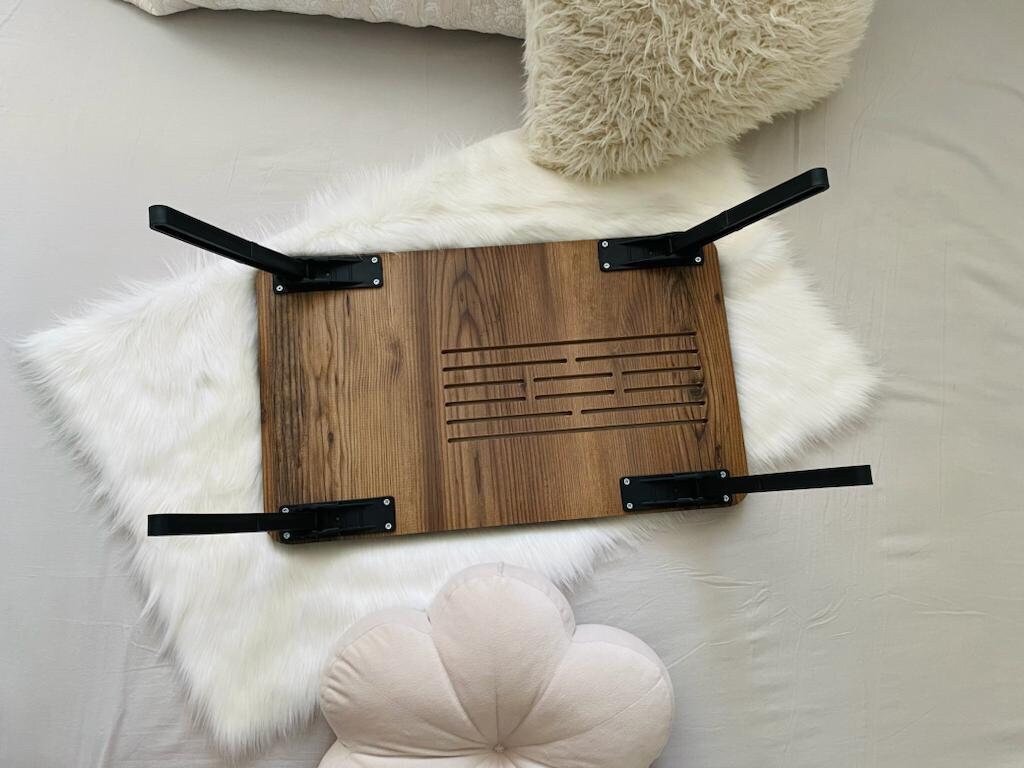 Fold Away Bed Tray Lap Desk With Mouse Pad Bed Desk Etsy