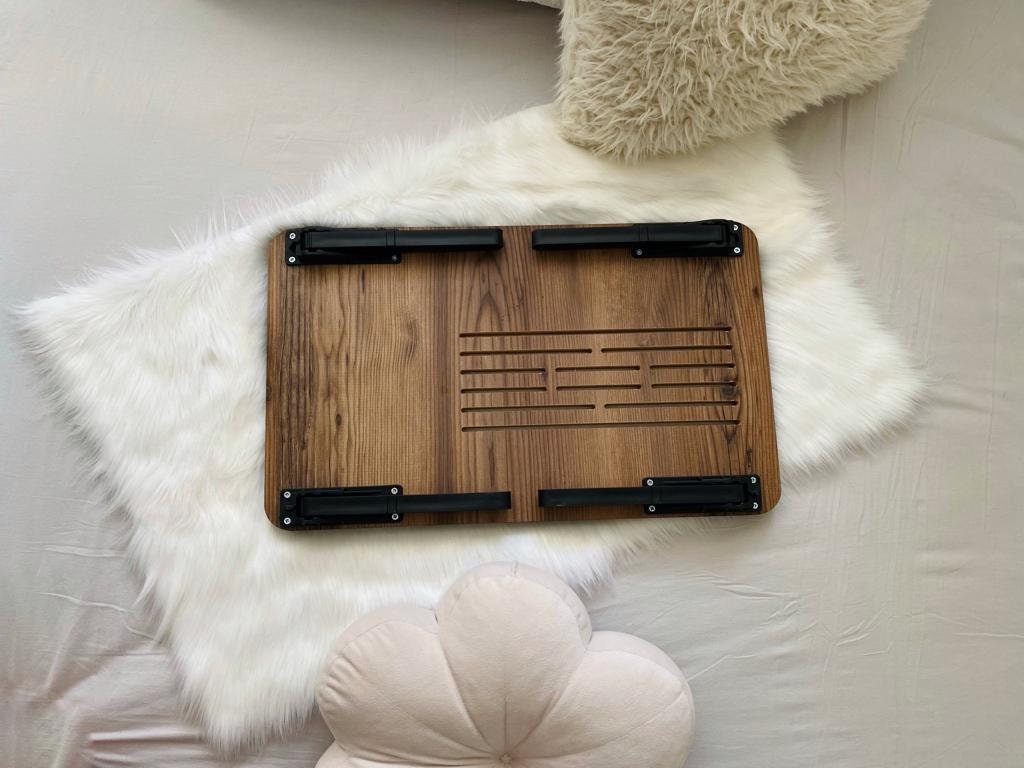 Fold Away Bed Tray Lap Desk With Mouse Pad Bed Desk Etsy