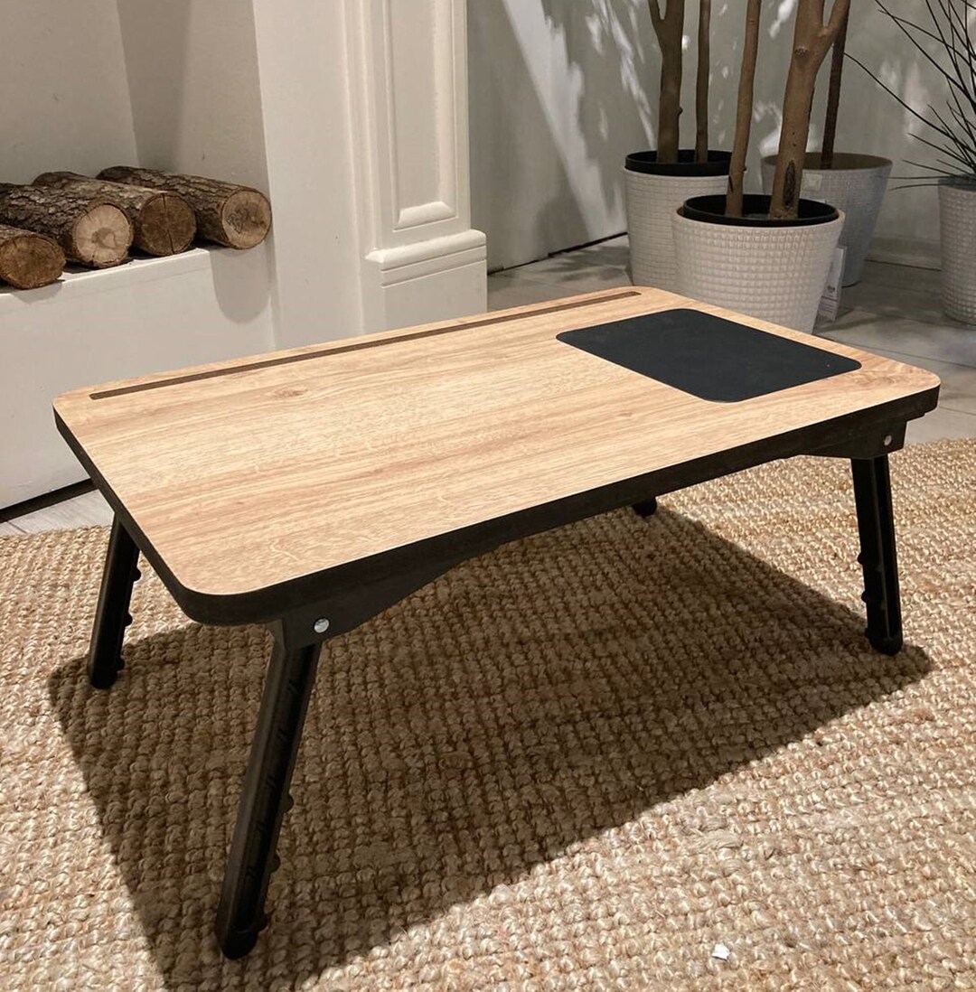 Folding Lap Desk With Mouse Pad Bed Tray With Phone Etsy