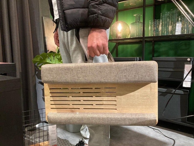 Laptop Stand With Cushion Lap Desk With Mouse Pad Bed Tray Etsy