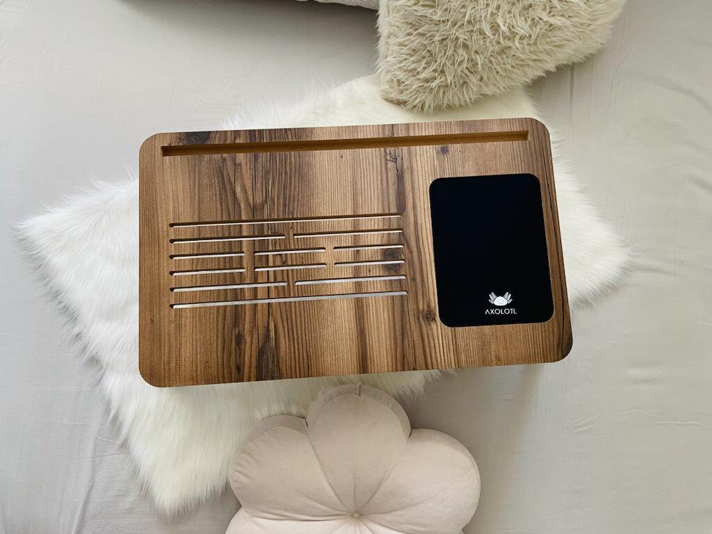 Fold Away Bed Tray Lap Desk With Mouse Pad Bed Desk Etsy