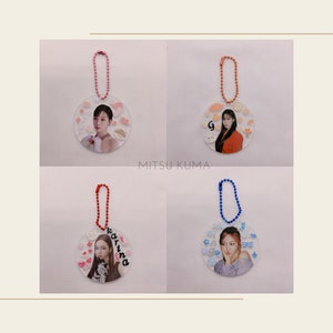 Aespa Kpop Handmade Circle Keyring Keychain | Winter Karina Giselle NingNing| Only one stock per design