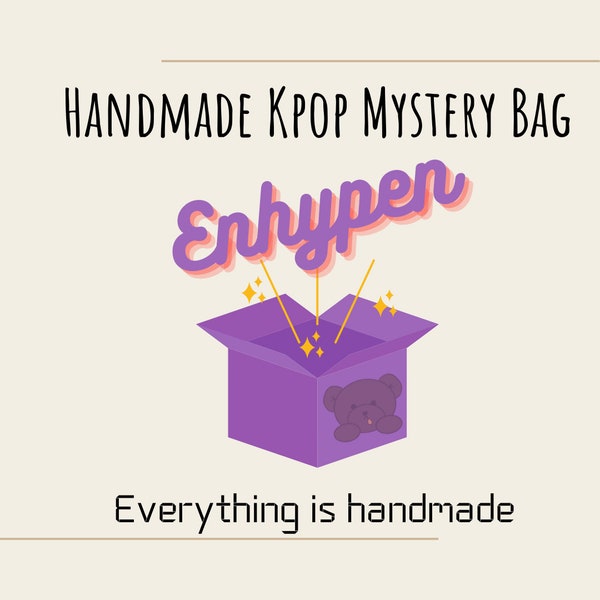 Enhypen Kpop Handgemaakte Mystery Bag Blind Box | Kies uw vooringenomenheid