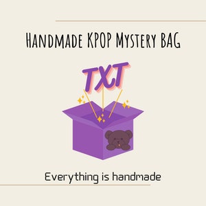 TXT Kpop Handmade Mystery Bag Blind Box | Choose your Bias