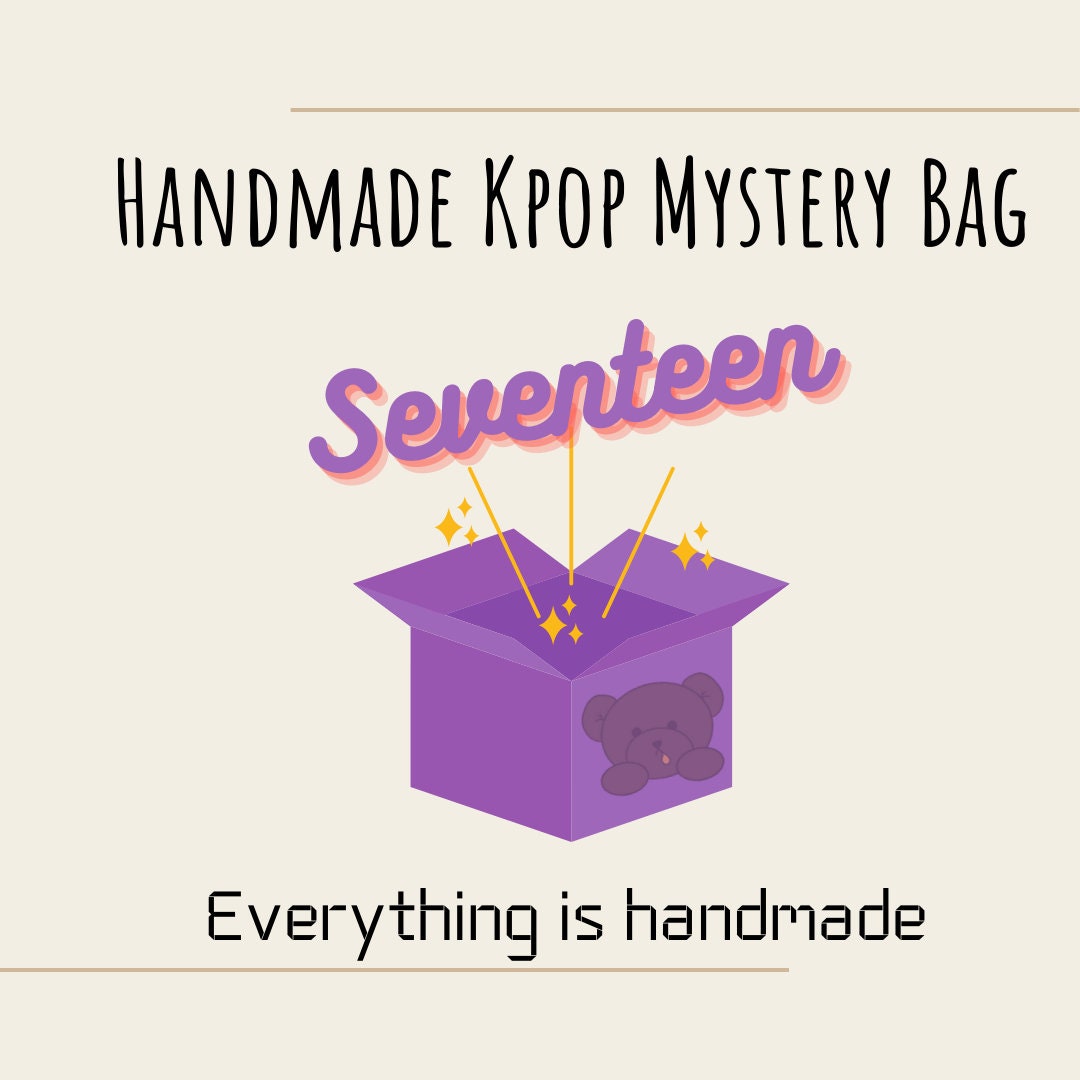 Seventeen Kpop Handmade Mystery Bag Blind Box | Choose Your Bias