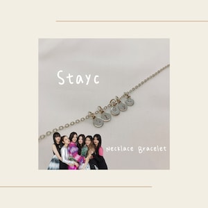STAYC Kpop Personalised Necklace Bracelet | Sumin Sieun Isa Seeun J Yoon