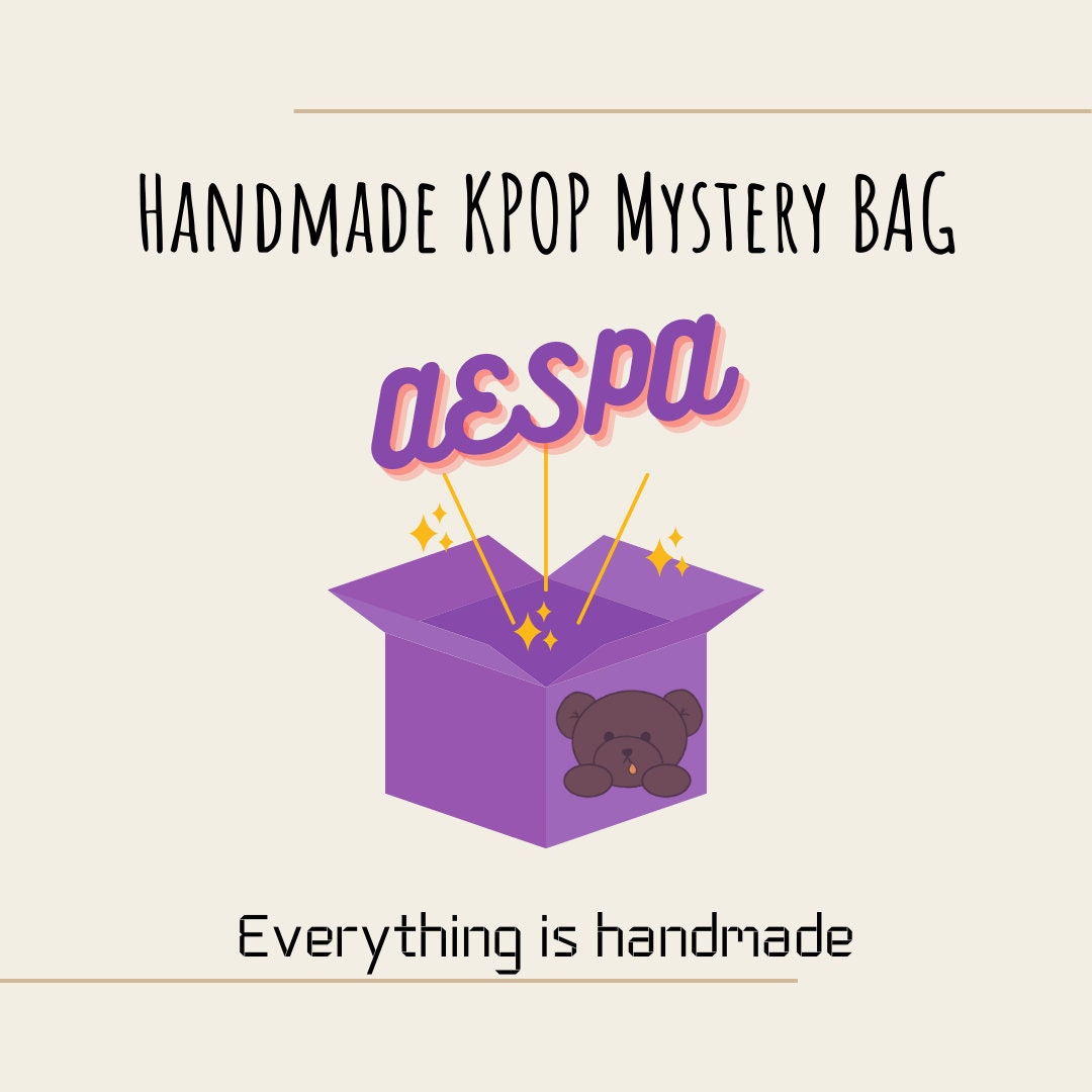 AESPA Kpop Handmade Mystery Bag Blind Box | Choose Your Bias - Etsy