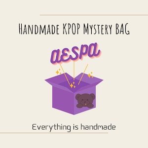 AESPA Kpop Handgemachte Mystery Bag Blind Box | Wähle deinen Bias