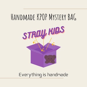 Stray Kids Kpop Handmade Mystery Bag Blind Box | Choose your Bias