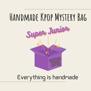 Super Junior Kpop Handmade Mystery Blind Box | Choose your bias
