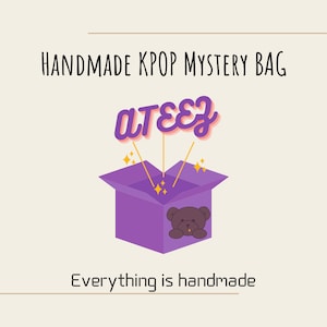 ATEEZ Kpop Handmade Mystery Bag Blind Box | Choose your Bias