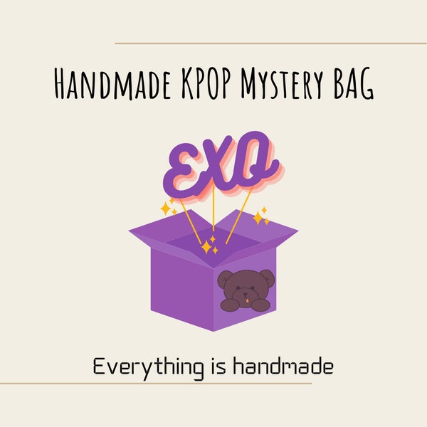 EXO Kpop Handmade Mystery Bag Blind Box | Choose your Bias