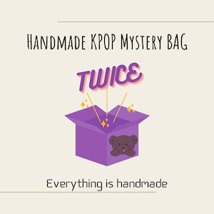 TWEE KEER Kpop Handgemaakte Mystery Bag Blind Box | Kies uw vooringenomenheid