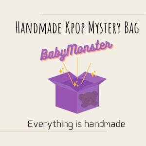 Baby Monster Kpop Handmade Mystery Bag Blind Box | Wähle dein Bias | Baemon BABYMONS7ER