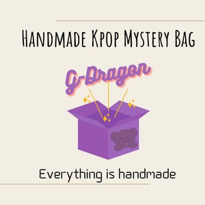 G-Drache Kwon Ji-yong Gdragon Kpop Handgemacht Mystery Blind Box | Wähle deinen Bias