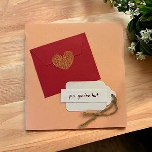 P.S.: you're hot - Valentinstagskarte