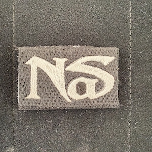 Rapper Nas Logo GITD Patch