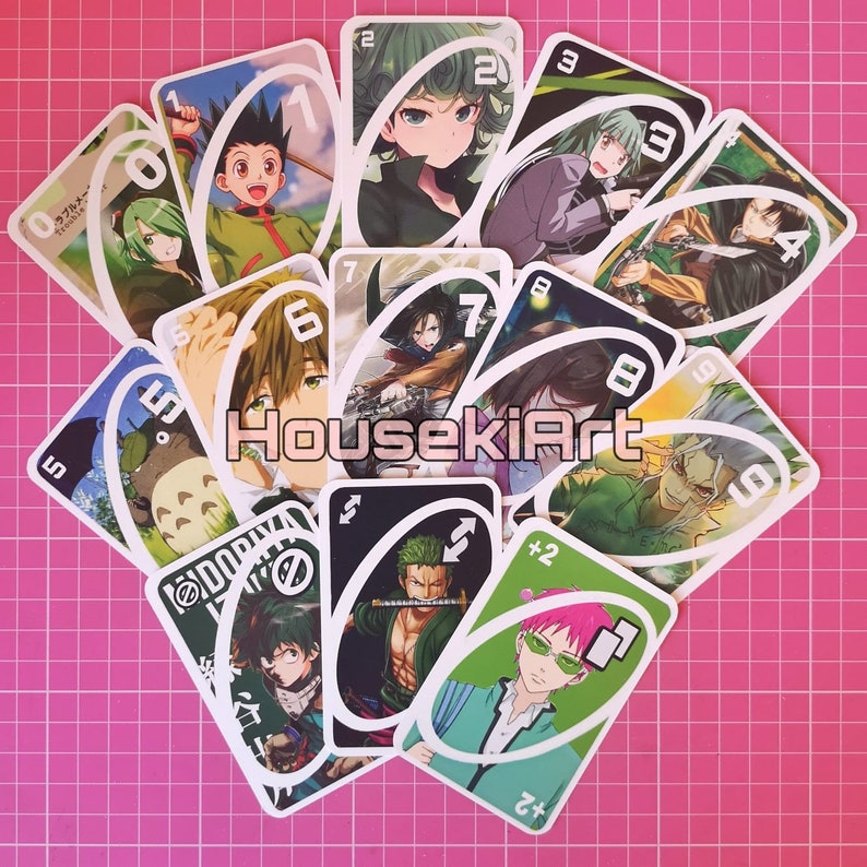 Anime Card Game / BL Anime Card Game / Playing Cards Etsy UK