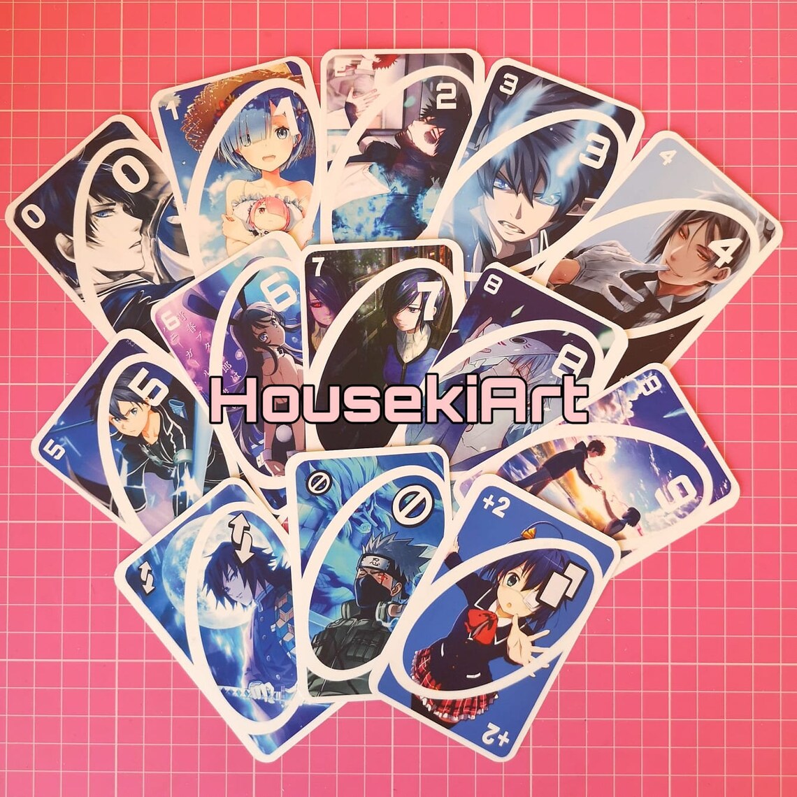 Anime Card Game / BL Anime Card Game / Playing Cards Etsy