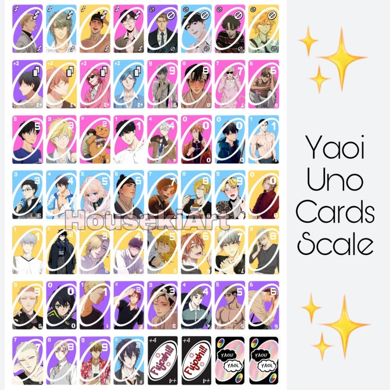 Yaoi Anime Card Game / BL Anime Card Game / Playing Cards Etsy