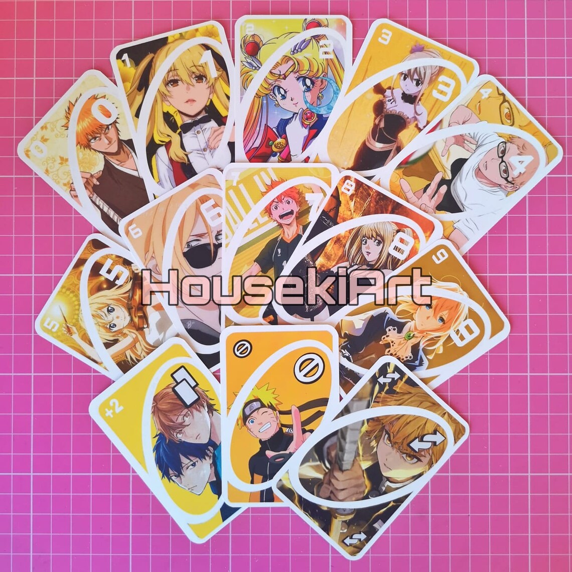 Anime Card Game / BL Anime Card Game / Playing Cards Etsy