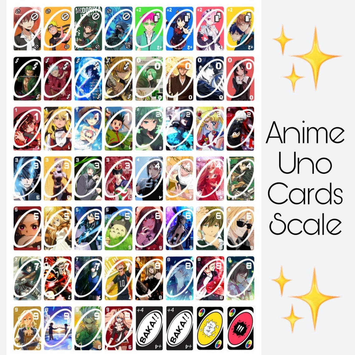 Anime Card Game / BL Anime Card Game / Playing Cards Etsy