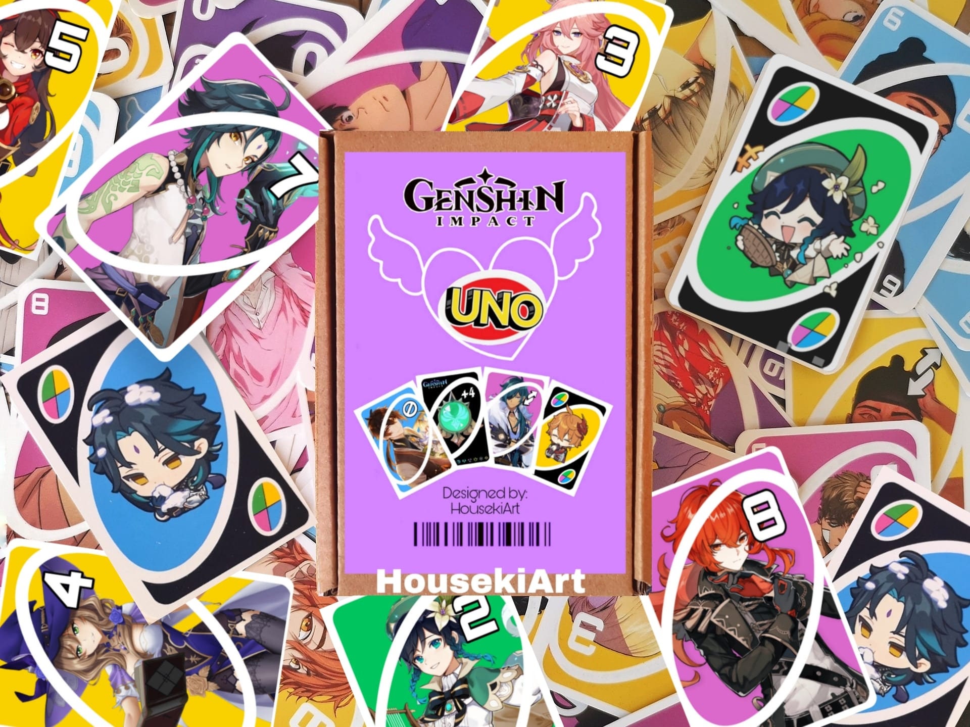 Uno Anime Cards - Printable Cards