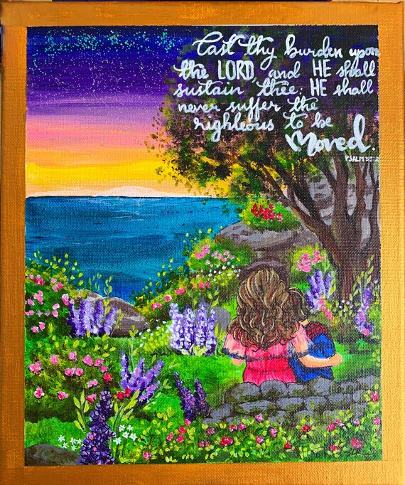Custom Acrylic Painting on A4 Boarded Canvas Commission - Etsy