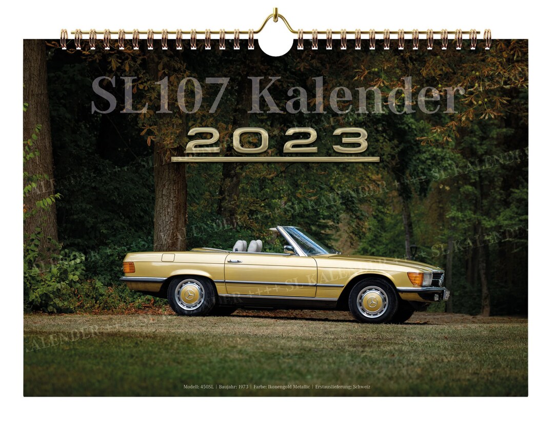 Mercedes SL Kalender 2023 Serie R107 DIN A3 - Etsy.de