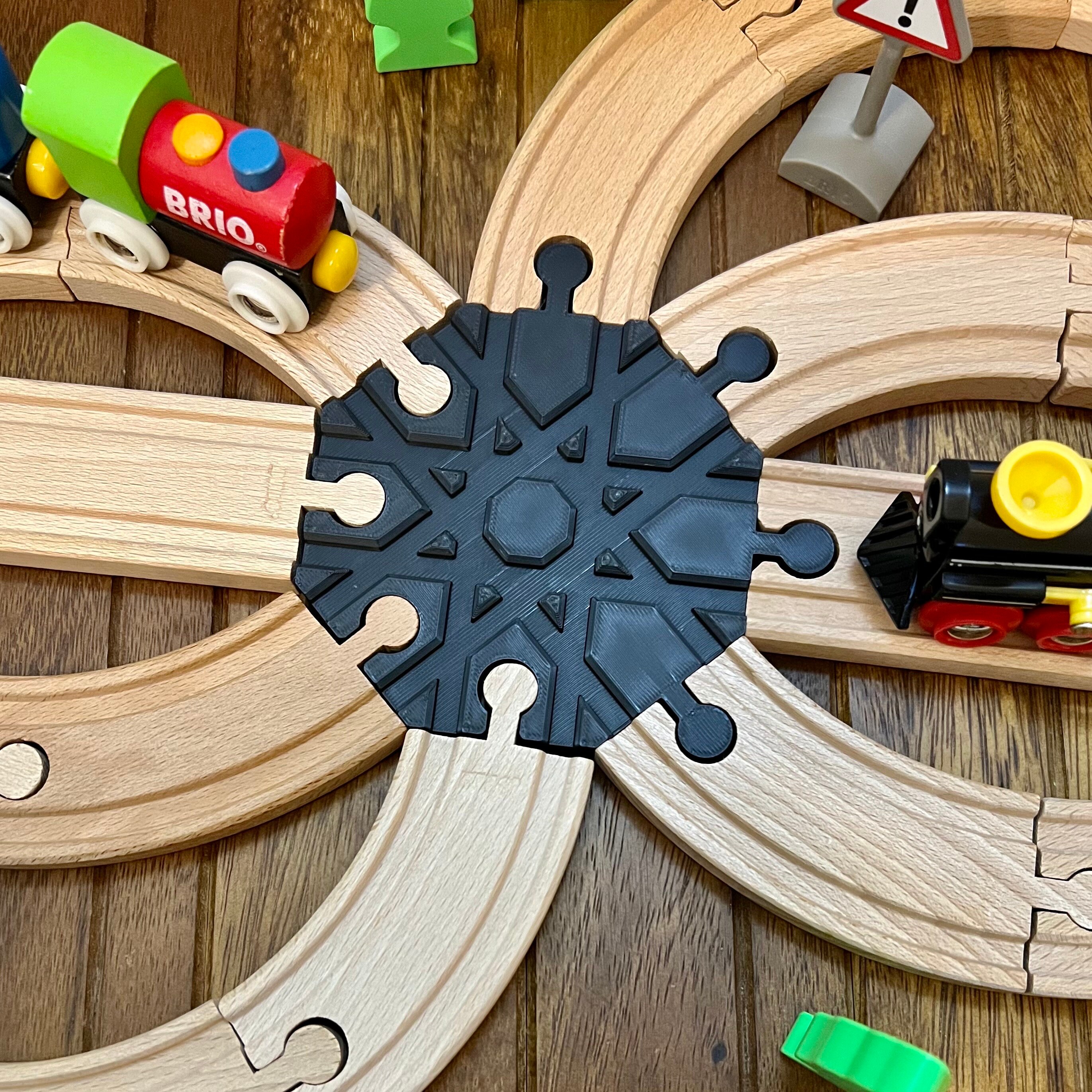 Pont Accident pour Train en Bois Compatible Brio Ikea Happe - France