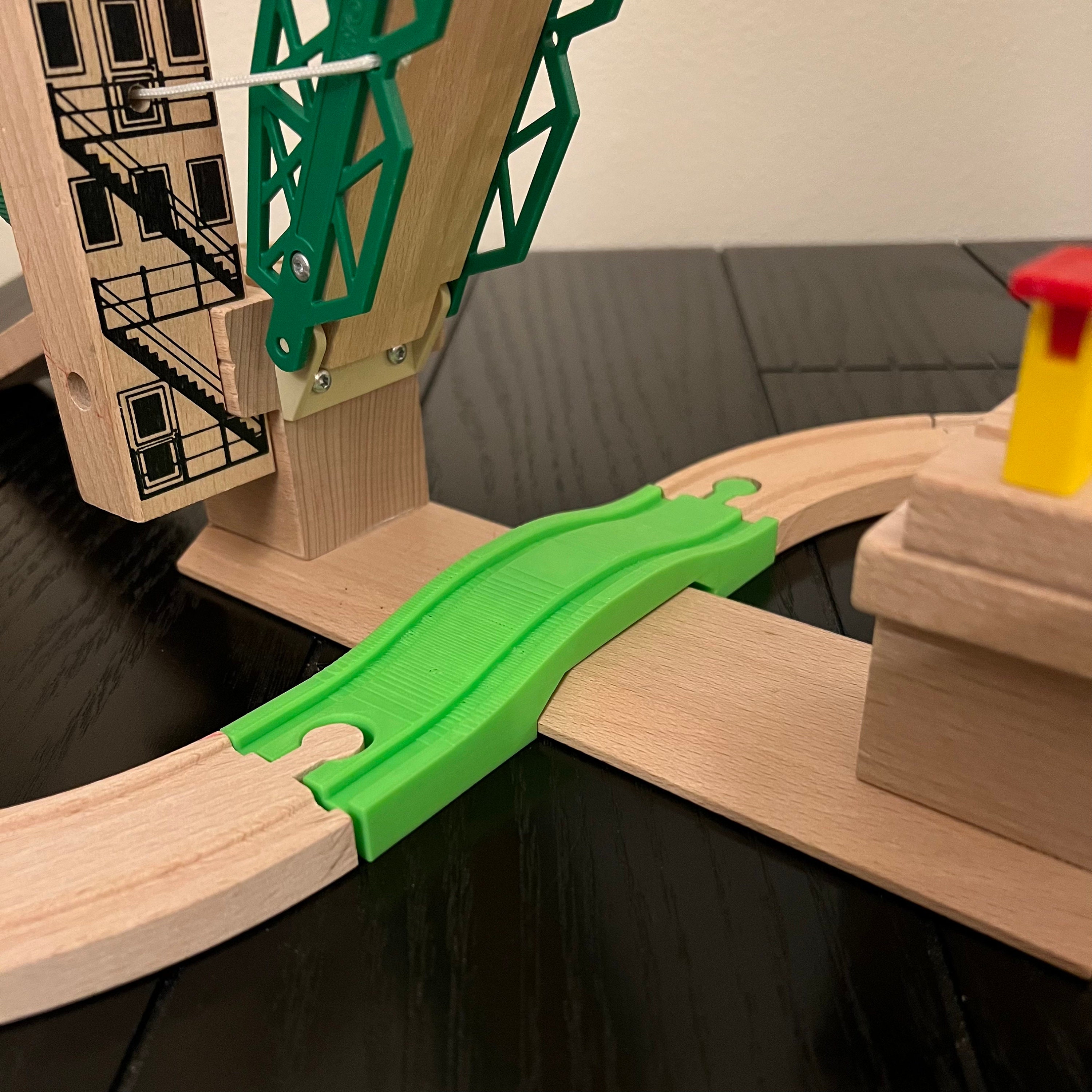 Draw Bridge Train Big Jigs Train Set Accessories Aerial Shot Of The Train Drawbridge On ...