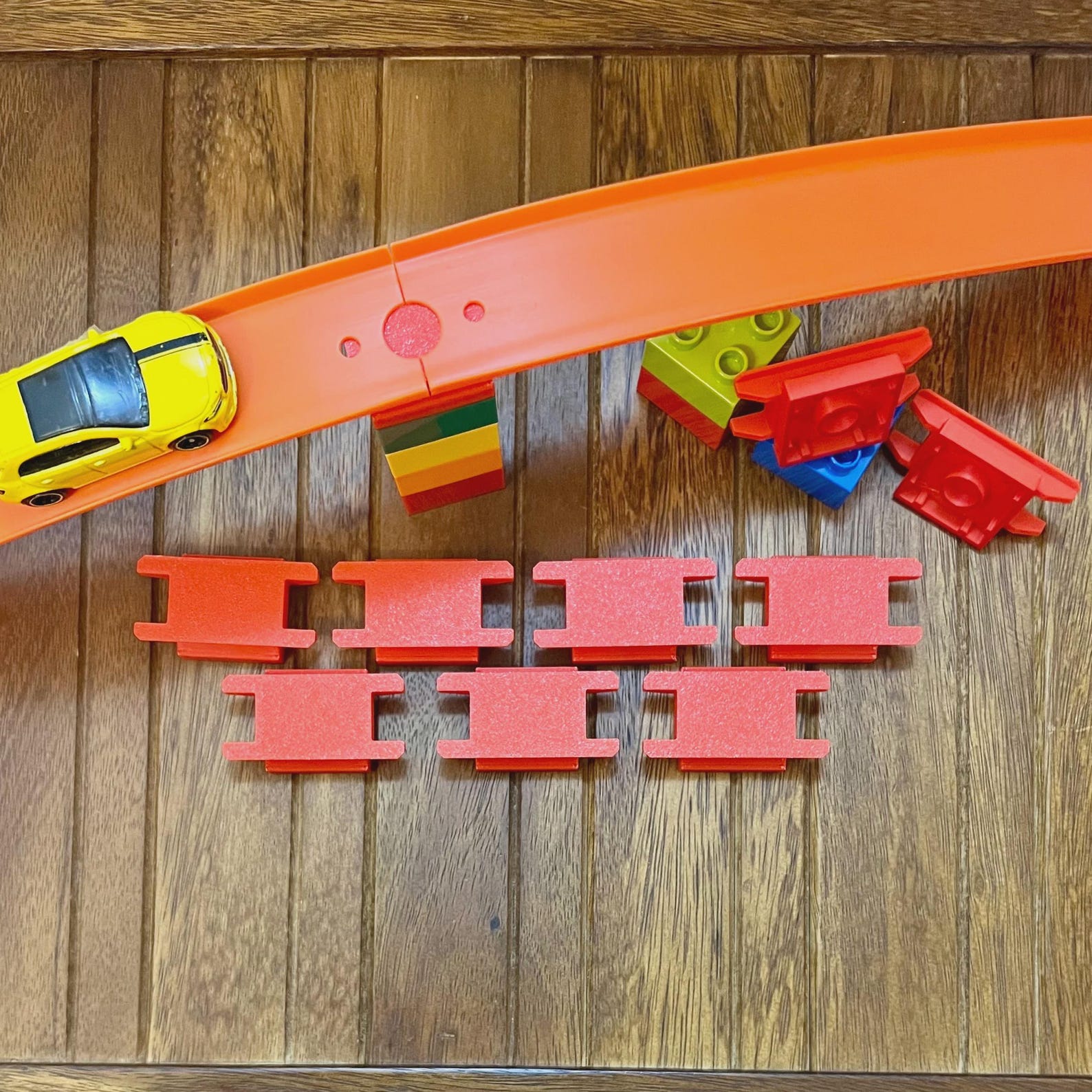 Car Track to Building Block Adapters - Compatible With Hot Wheels and ...