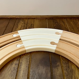 Double Short Curve Track for Wooden Train Sets - Compatible With BRIO ...