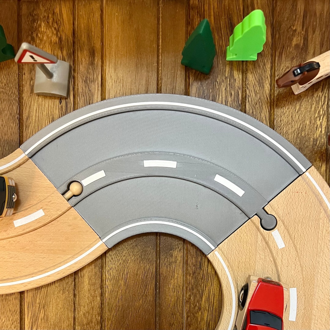 Corner Road Compatible With BRIO Roads Canada