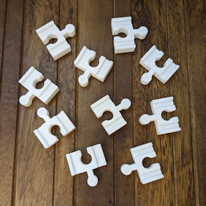 Strain Reliever Track for Wooden Train Sets - Compatible with BRIO and Others - 10 Pack