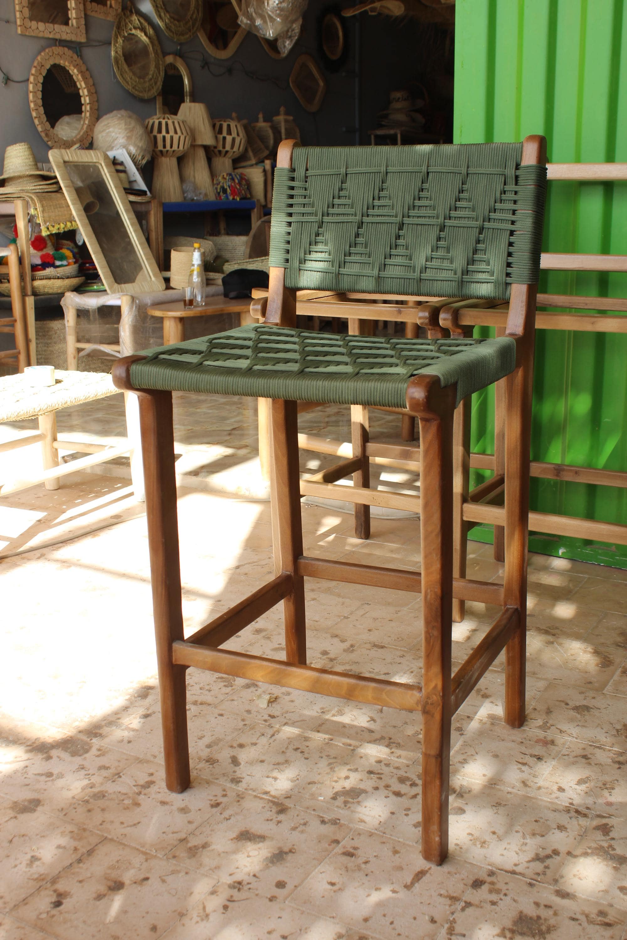Rattan bar stool - Etsy 日本