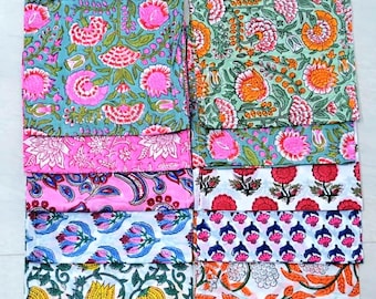 Mix and Match Napkins, Boho Napkins Handmade Cotton Cloth Napkin Set, Block Printed Napkin,Dining Table Napkin, Eco Friendly Reusable Napkin