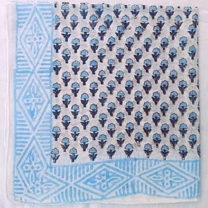 Bandana aus Bio Baumwolle Block Bedruckter Bandana Schal Halstuch Baumwolle Halstuch Hochwertiger, Winter Schal, Einzigartiges Design, Boho Bandana BPB -09