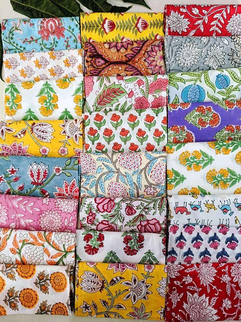 100 Pcs Hand Block Printed Napkin 100% Cotton Napkins Eco/Earth Friendly Reusable Napkins Reusable Table Cloth Boho Wholesale Lot Of Napkins image 19