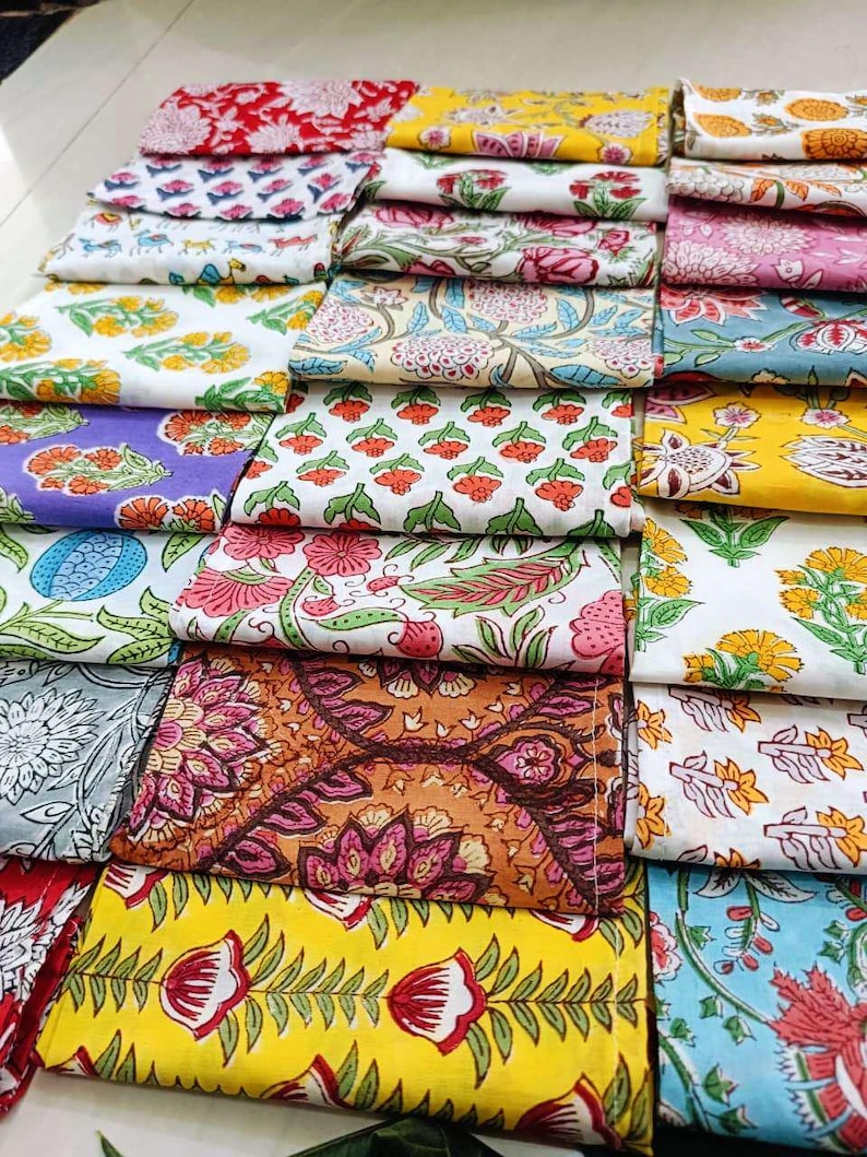 100 Pcs Hand Block Printed Napkin 100% Cotton Napkins Eco/Earth Friendly Reusable Napkins Reusable Table Cloth Boho Wholesale Lot Of Napkins image 2