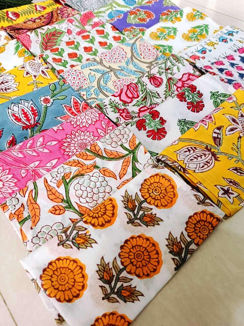 100 Pcs Hand Block Printed Napkin 100% Cotton Napkins Eco/Earth Friendly Reusable Napkins Reusable Table Cloth Boho Wholesale Lot Of Napkins image 17