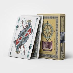 Dausos LIGHT Deck Standard Edition aangepaste speelkaarten Litouwse oude goden Baltisch pantheon der goden mythen legendes geïllustreerde kaarten