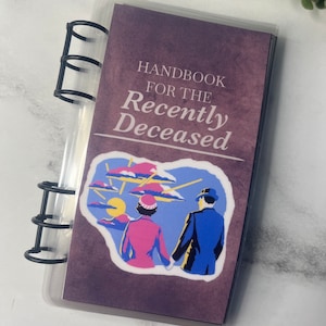 A6 Handbook for the Recently Deceased 12 Section Envelope Savings Booklet|Reusable savings binder|Section savings Binder|Sinking Funds