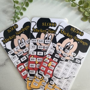 Mouse Savings Challenge|Savings Challenge bundles|Savings Trackers