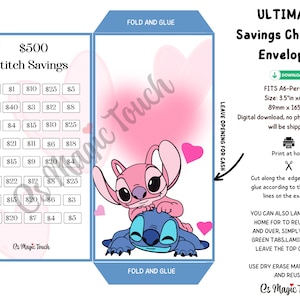 Sfide busta risparmio stampabile Ultimate Stitch/Download digitale/Sfida risparmio