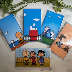 Charlie  and Friends Laminated A6 Envelopes-Cash Envelopes- Personalized Envelopes- Money envelopes- Cash holder