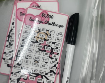 Kitty Savings Challenge: A6/A5 Trackers Bundle