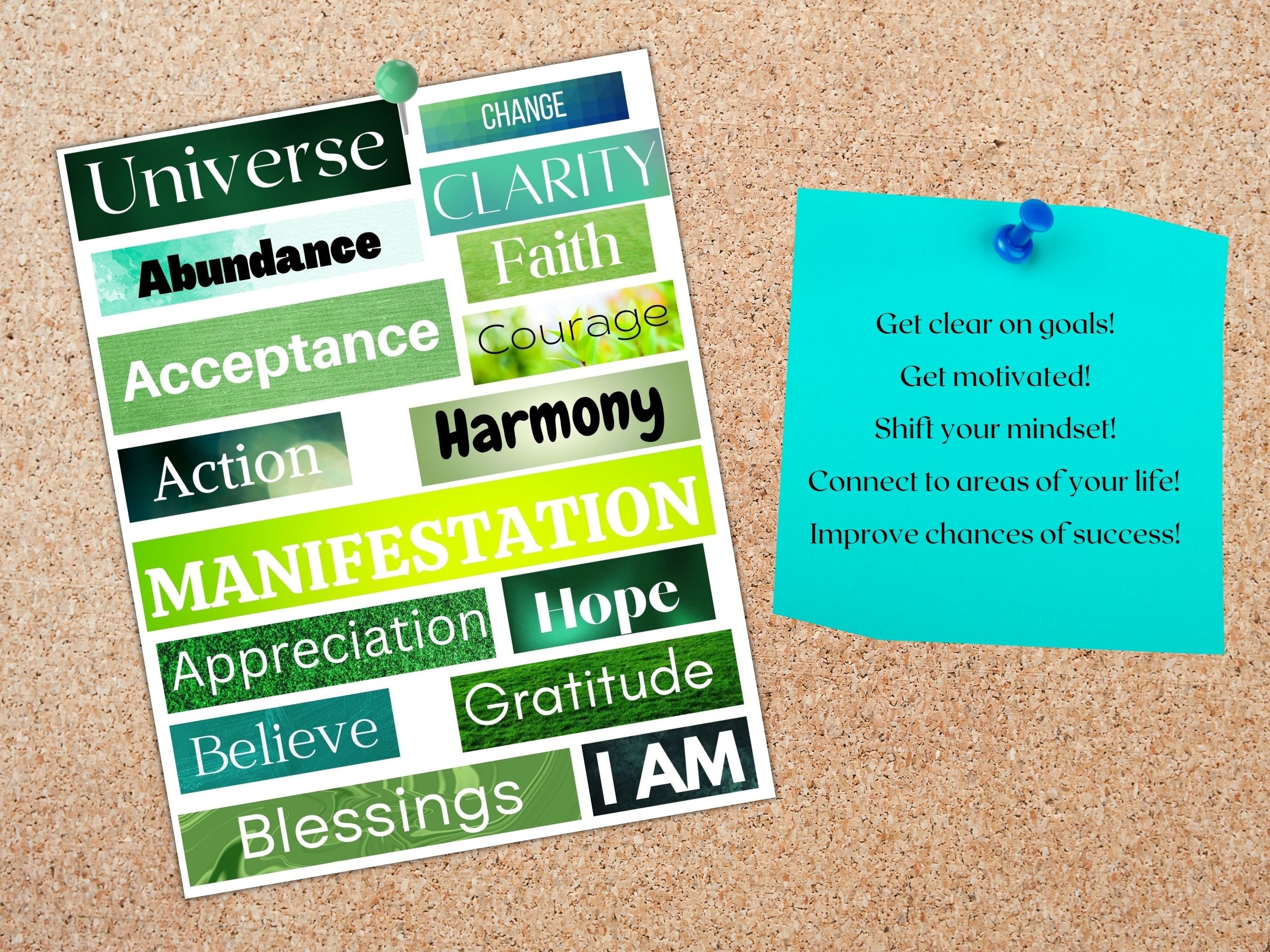 Vision Board Kit Vision Board Printables Printable Magazine Words vision-board-kit-vision-board-printables-printable-magazine-words