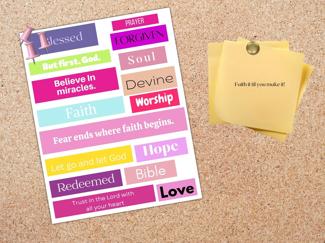 Vision Board Kit, Vision Board Printables, Printable Magazine Words